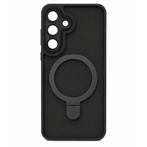 Smoke Magnetic with Kickstand Case for Samsung Galaxy S24 / S25 - Black